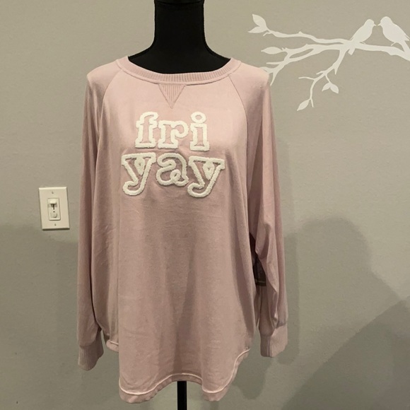Tops - FRI YAY lounge shirt Sz XL. A13